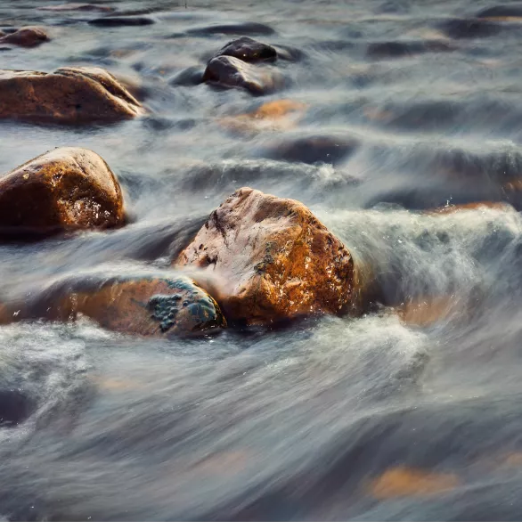 River flowing